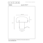 Lampa stołowa TIMON 05538/01/02 Lucide - zdjęcie dodatkowe 4